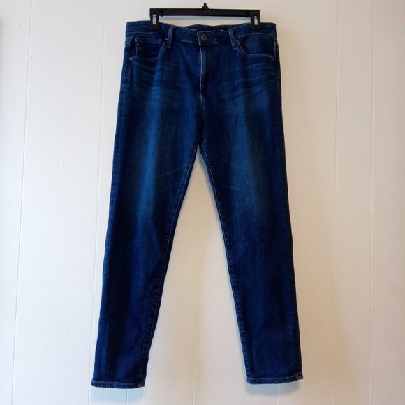 Ag Adriano Goldschmied Denim - AG Adriano Goldschmied High Rise Stevie Ankle Blue Jeans Size 32R